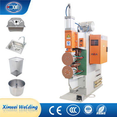نصف أوتوماتيكي Cnc لحام المقاومة علبة القصدير الدائرية الجانب الخياطة لحام آلة
