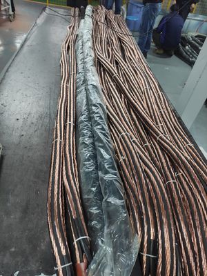 الكابلات المبردة بالماء من النحاس الكابل بدون ركلات لحامية نقطة تعليق Cnc